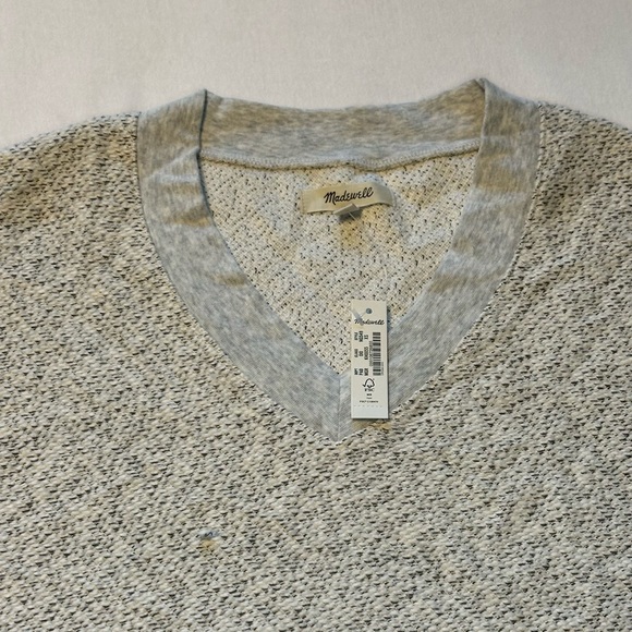 NWT Madewell Marled V-Neck Tunic Sweater Vest - Picture 13 of 16
